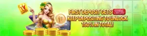 PH799 150% 1ST DEPOSIT BONUS